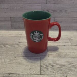 Starbucks 2024 Red & Green 10oz Ceramic Mug – Siren Logo